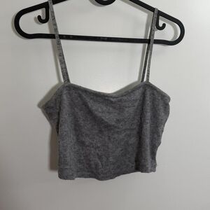 Zara Gray Women's Crop Top
